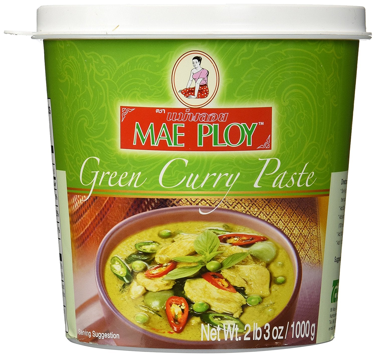 12 x Mae Ploy Curry Paste Green