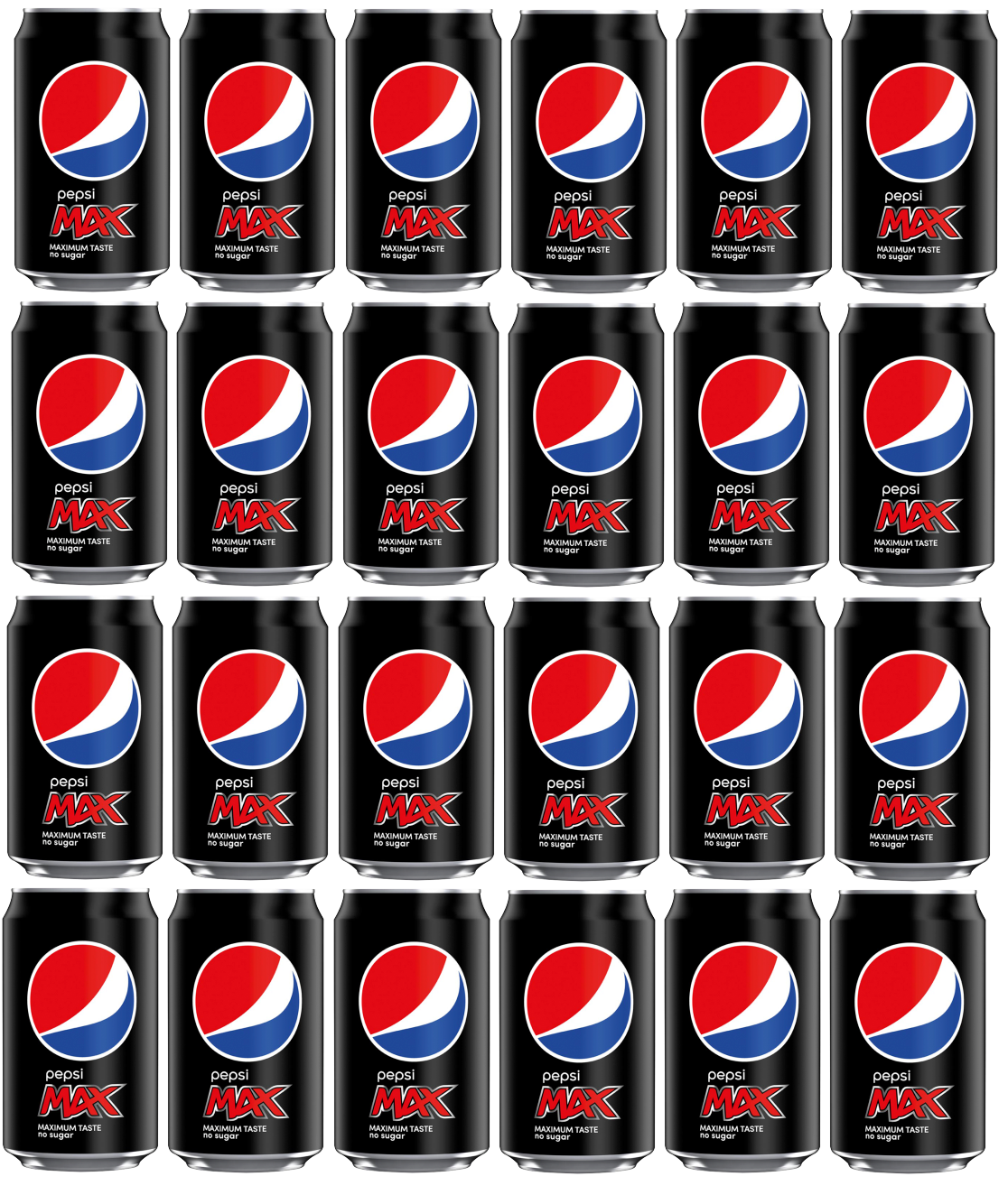 24 x Pepsi Max Cans 330Ml