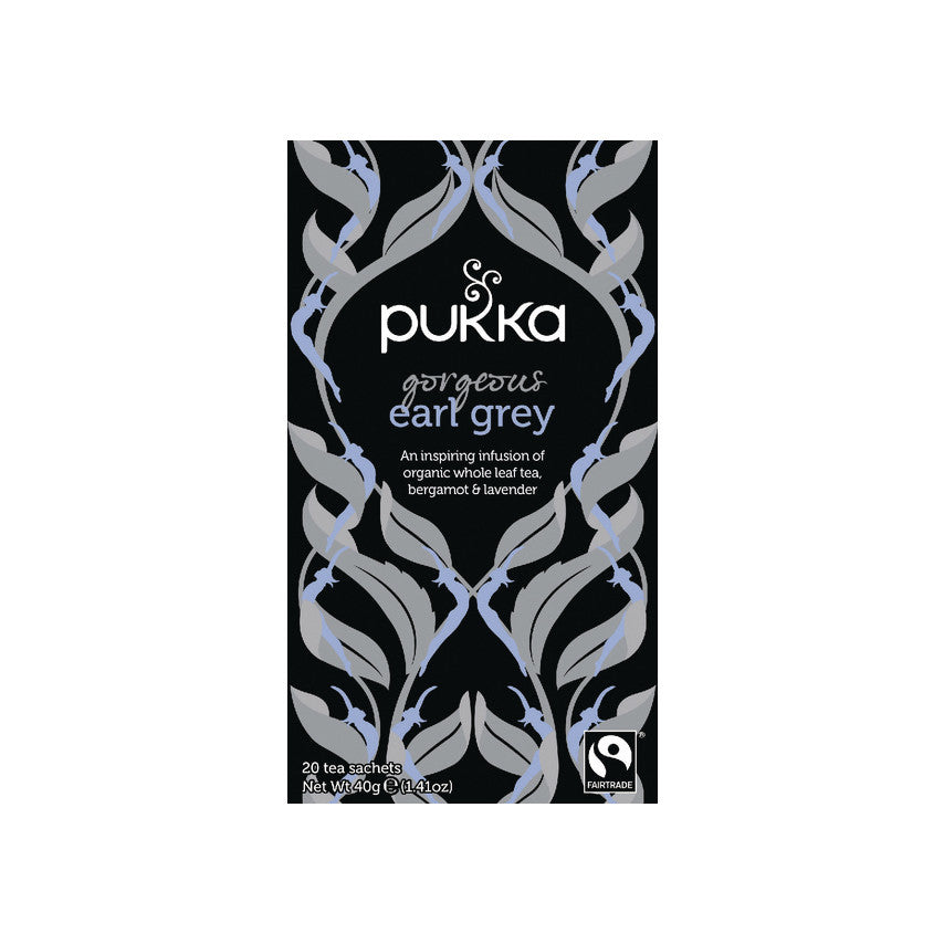 4 x Pukka 20 Organic Earl Grey Black Tea Sachets 40G