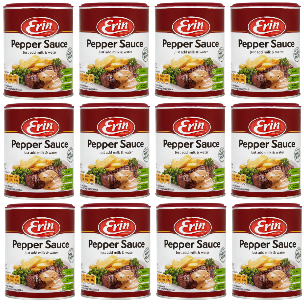 12 x Erin Pepper Sauce Drum 144G Drum