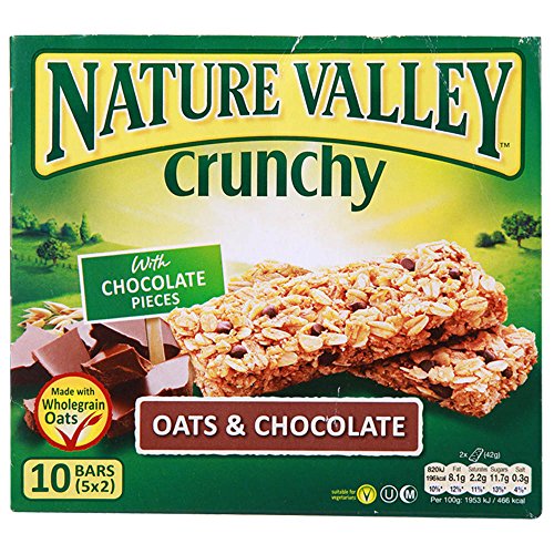 5 x Nature Valley Crunchy Oats & Dark Chocolate 5 X 42G (210G)