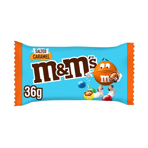 24 x M&M's Salted Caramel & Milk Chocolate Bag 36G