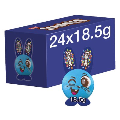 24 x Smarties Bunny Milk Chocolate Easter Hollow Figure - 18.5GM