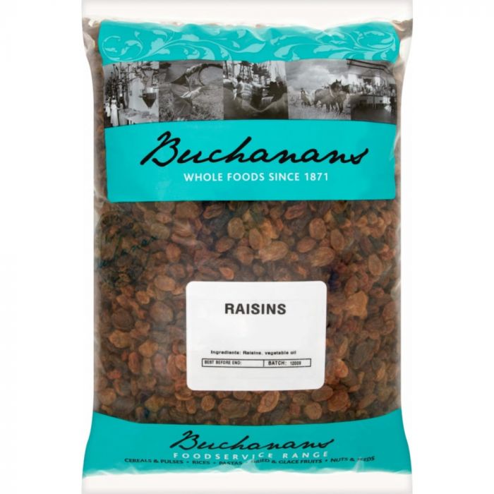 4 x Buchanans Raisins 3Kg