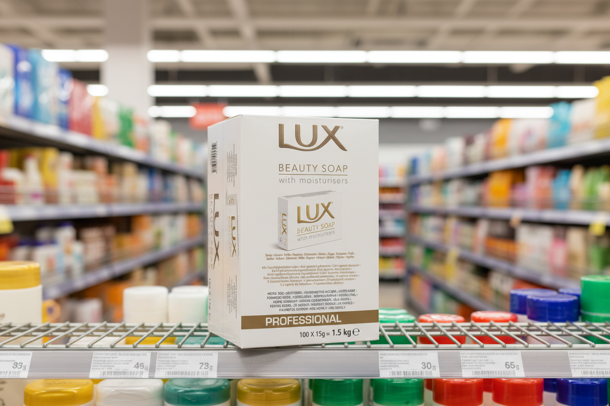10 x Lux Professional Beauty Soap With Moisturisers 100 X 15G