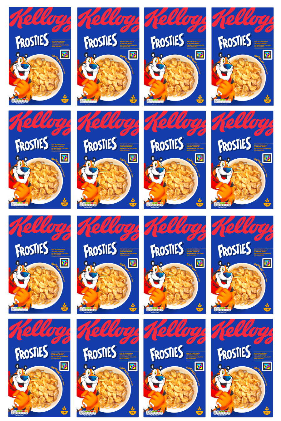 16 x Kelloggs Frosties - 470GM