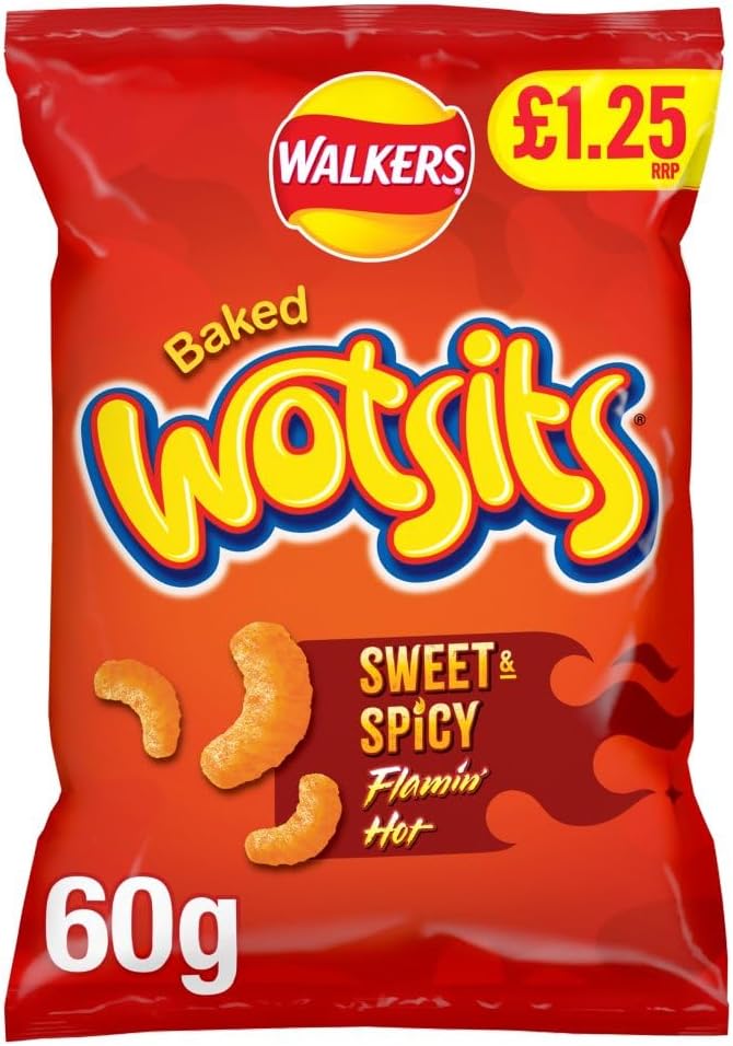 18 x Wotsits Flamin Hot - 60GM