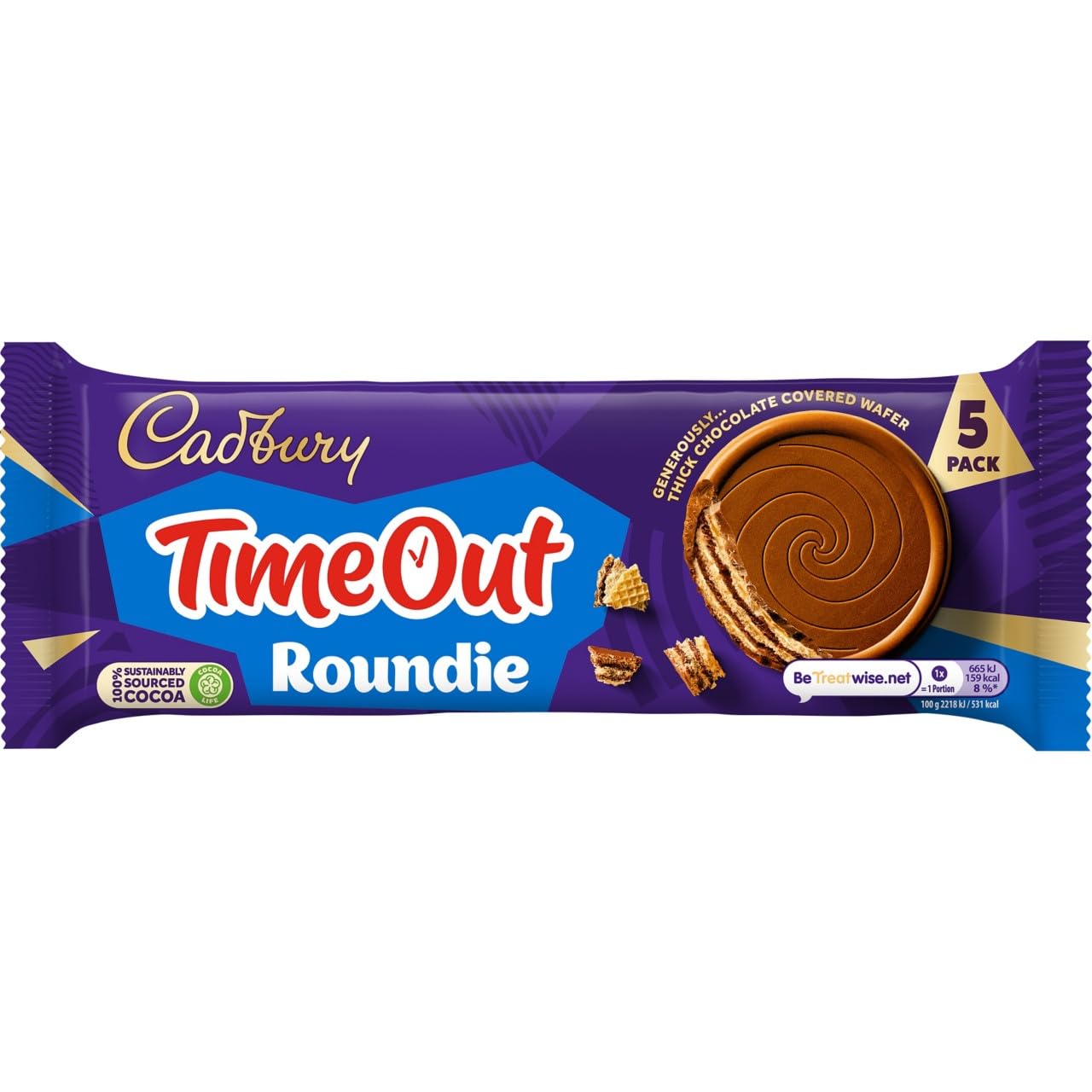 14 x Cadbury Time Out 5 Roundie 150G