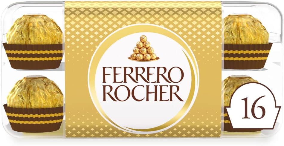 5 x Ferrero Rocher Chocolate Pralines Gift Box Of Chocolate 16 Pieces (200G)