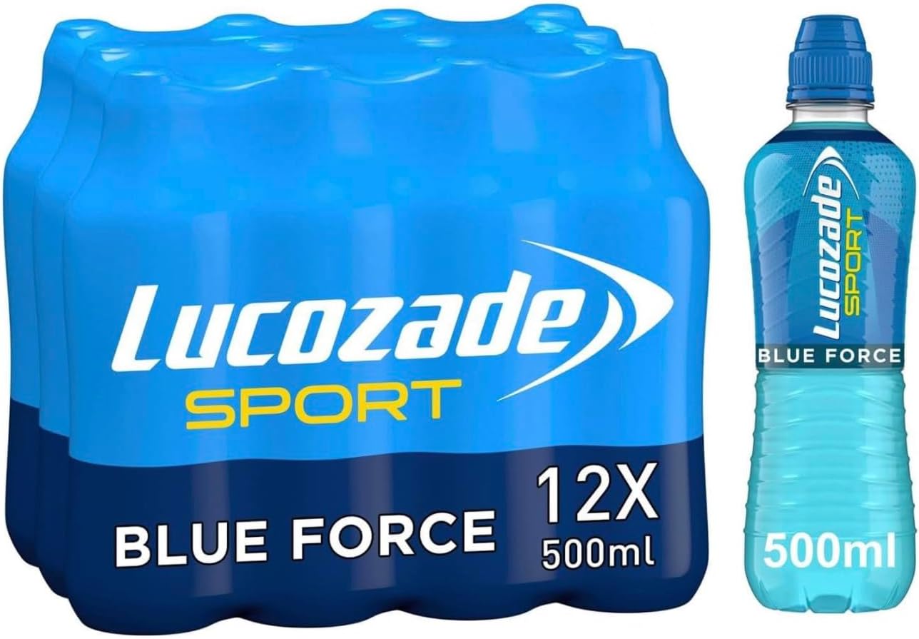 12 x Lucozade Sport Blue Force - 500ML