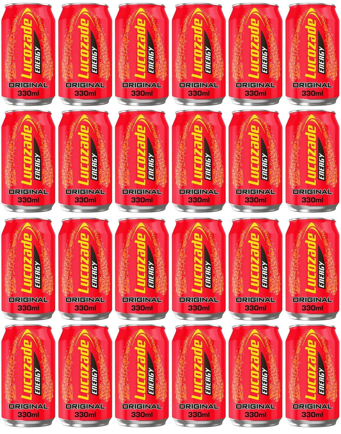 24 x Lucozade Energy Original 330Ml