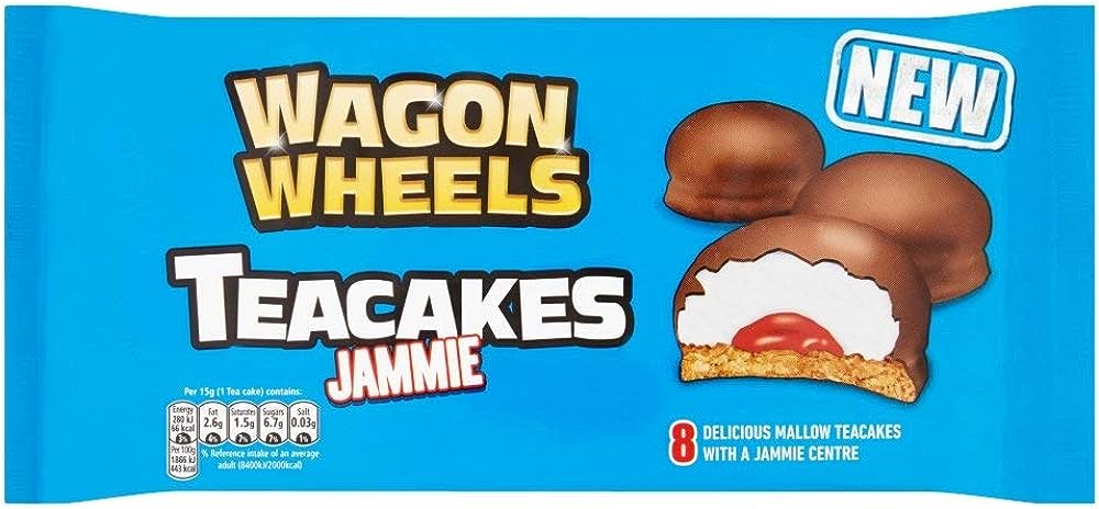 14 x Wagon Wheels Jammie Teacakes 120Gm