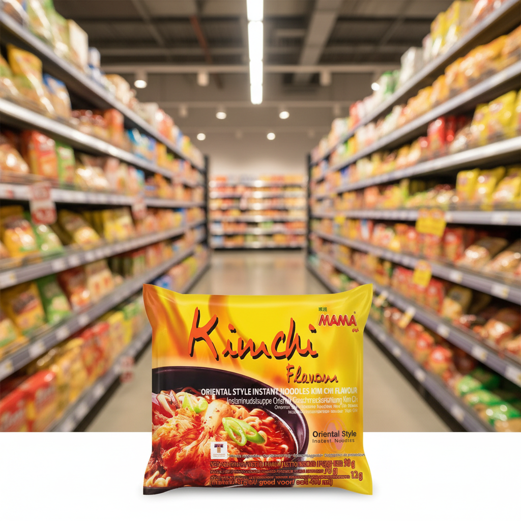 10 x Mama Kimchi Instant Noodles 90g