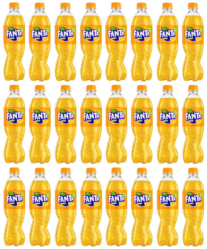 24 x Fanta Orange Contour 500Ml