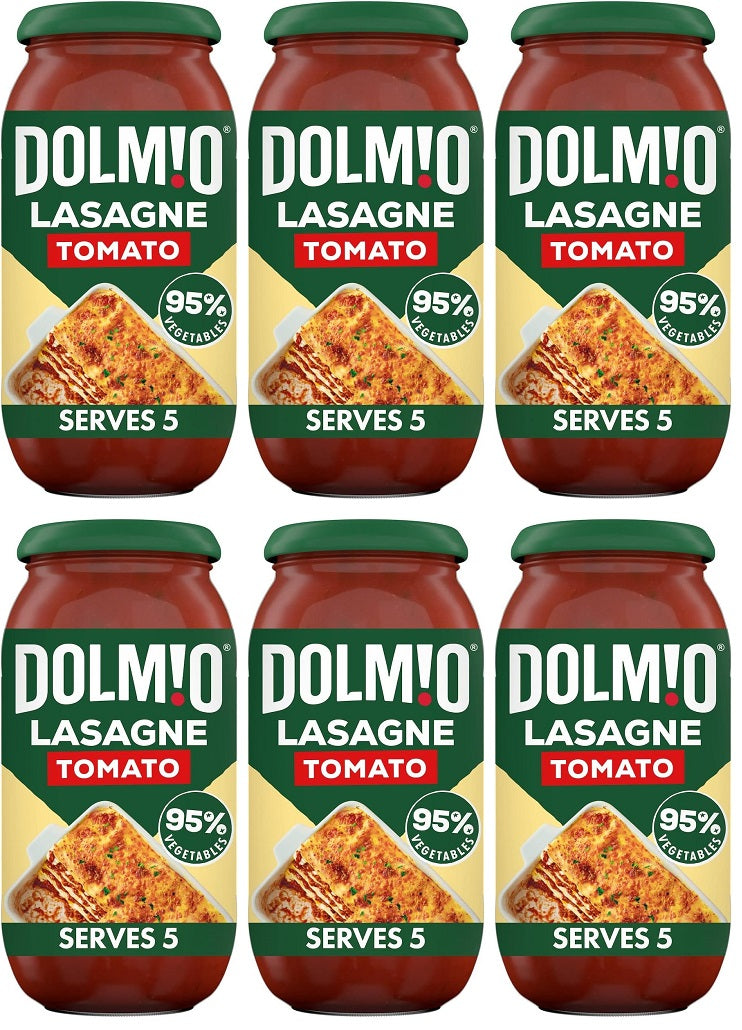 6 x Dolmio Lasagne Red Tomato Sauce 500G