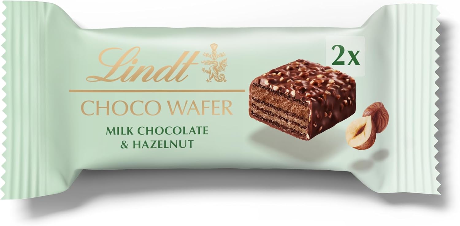 20 x Lindt Choco Wafer Milk Hazelnut  - 30GM