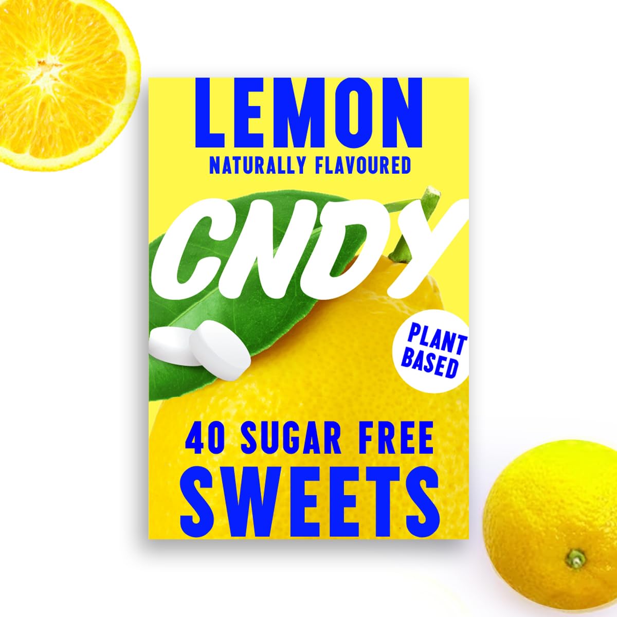 7 x CNDY Lemon Sugar Free Sweets - 40g