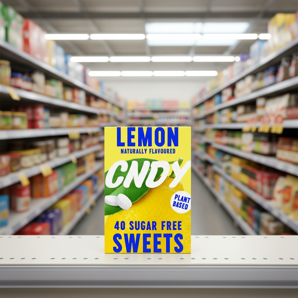 7 x CNDY Lemon Sugar Free Sweets - 40g