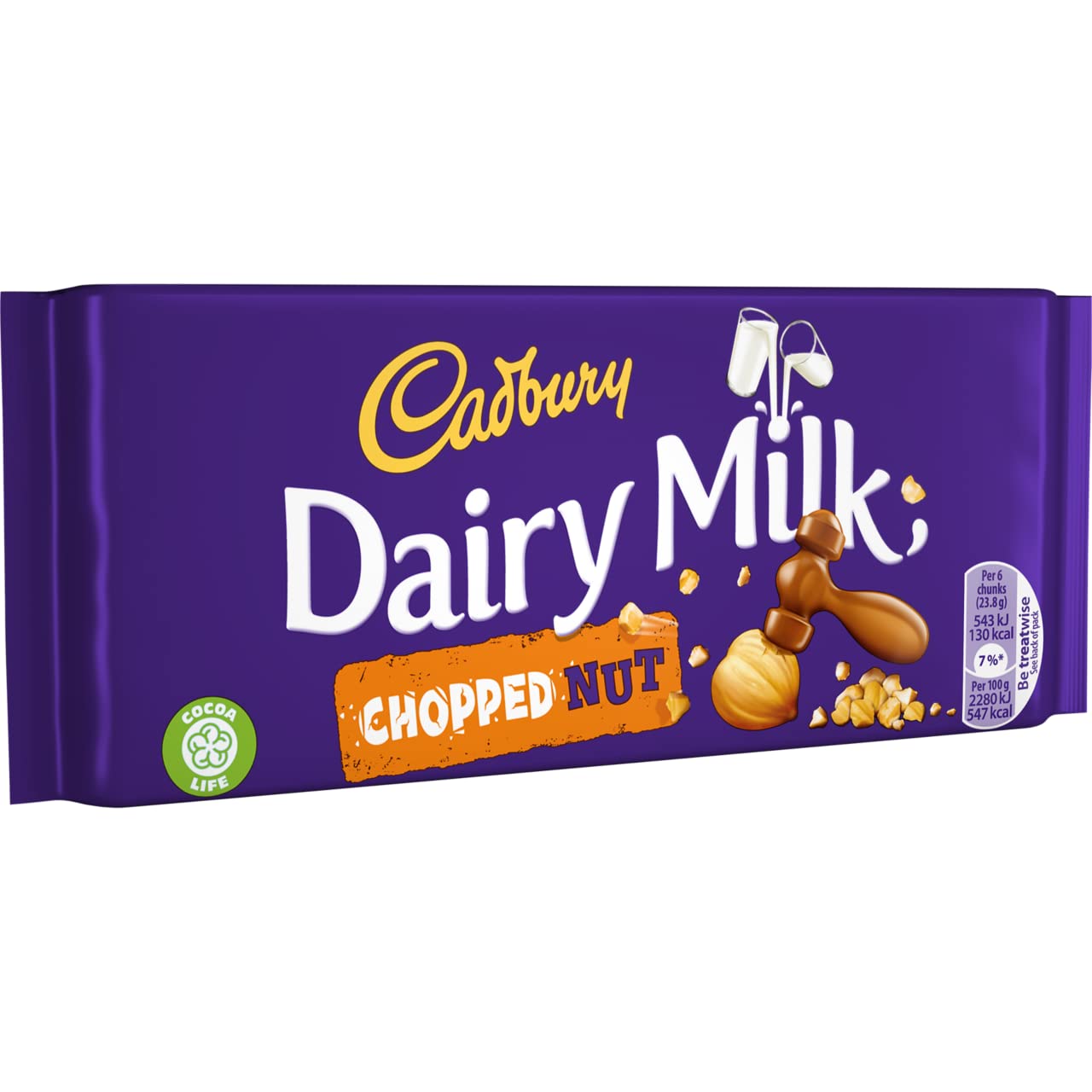 22 x Cadbury Dairy Milk Chopped Nut Bar - 95GM