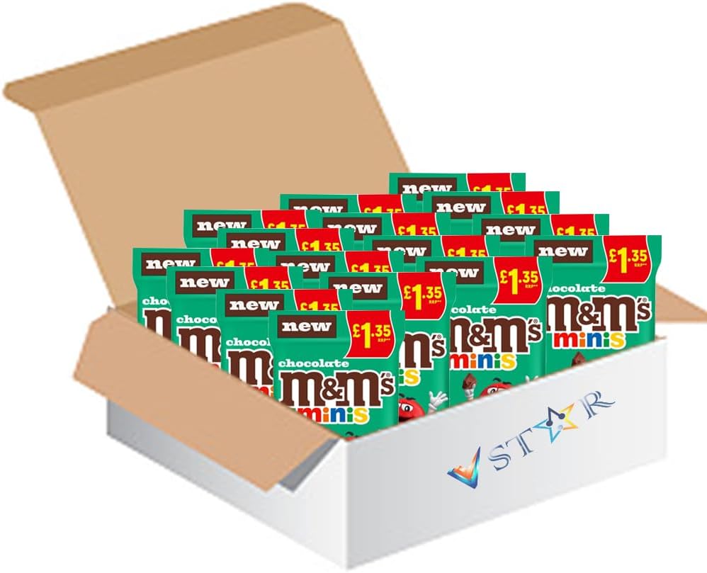 16 x M&m's Chocolate Treat Bag - 82GM