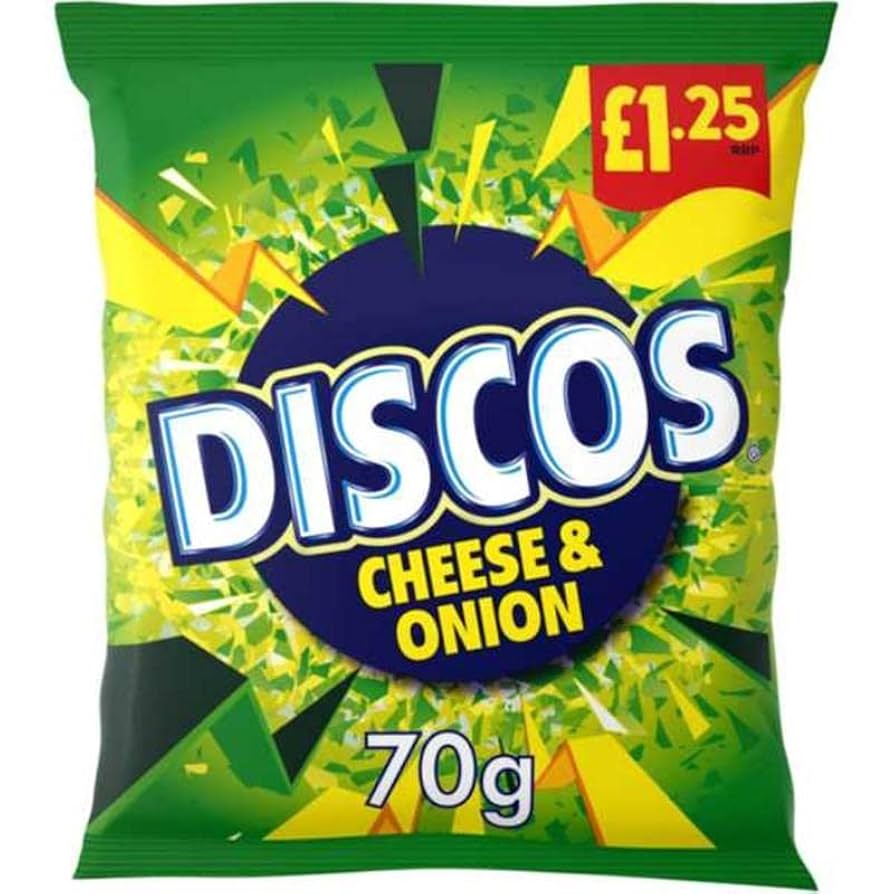 16 x Kp Discos Cheese & Onion - 70GM