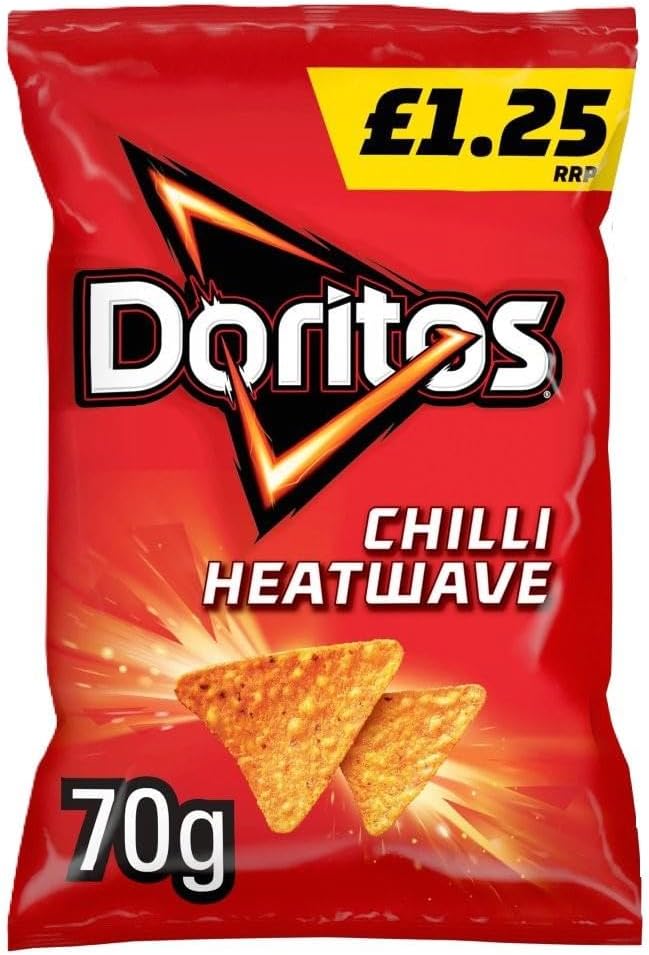 18 x Doritos Chilli Heatwave - 70GM