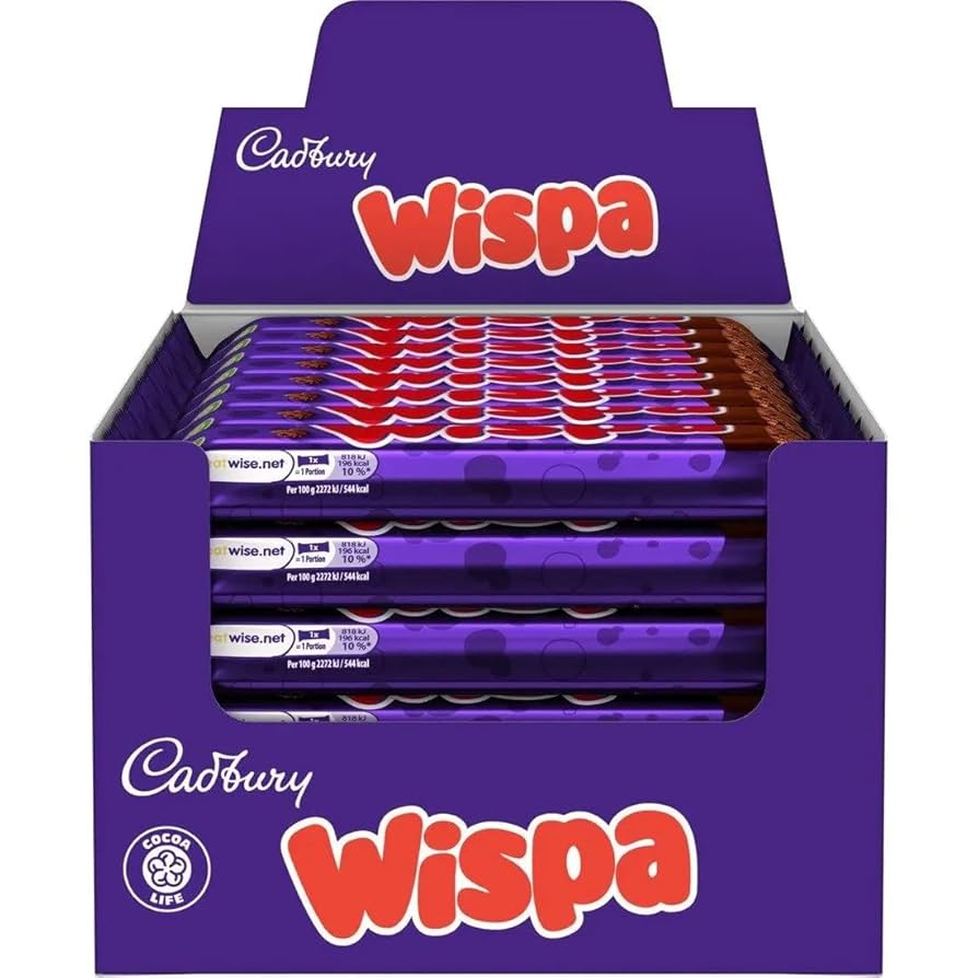 48 x Cadbury Wispa - 36GM