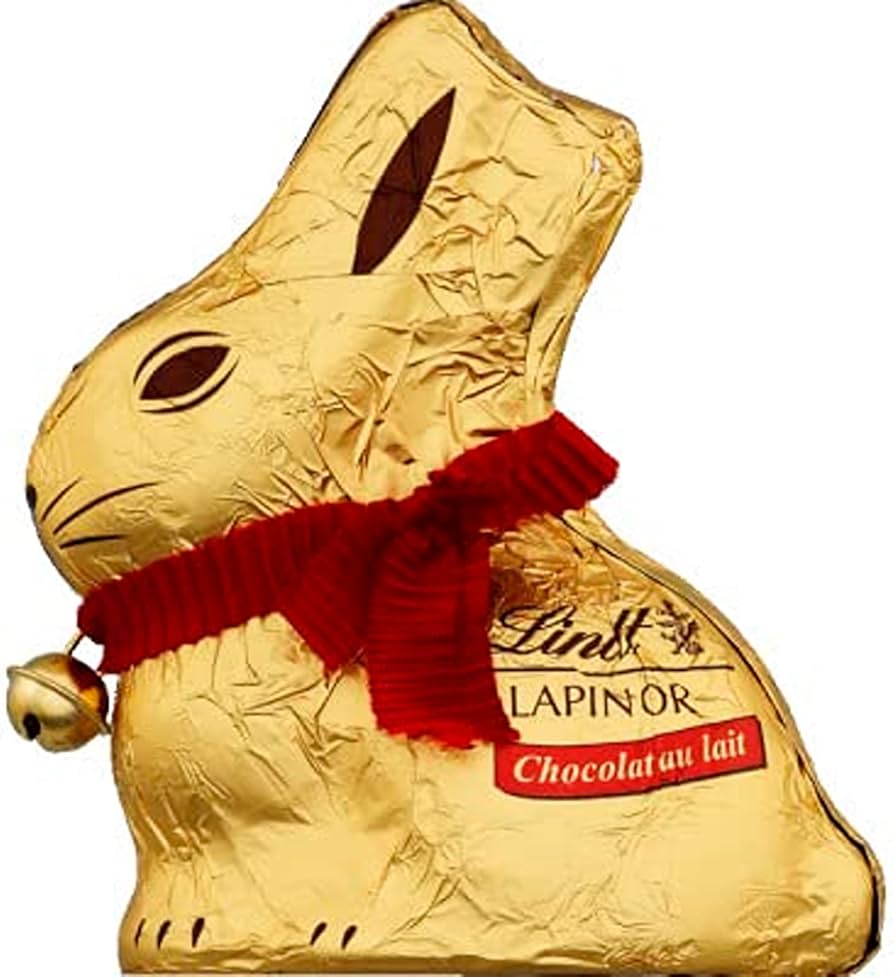 100 x Lindt Gold Bunny Milk Chocolate Counter Display - 10GM