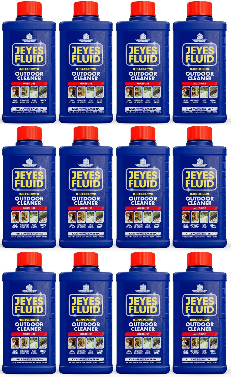 12 x Jeyes Fluid Outdoor Cleaner 300Ml