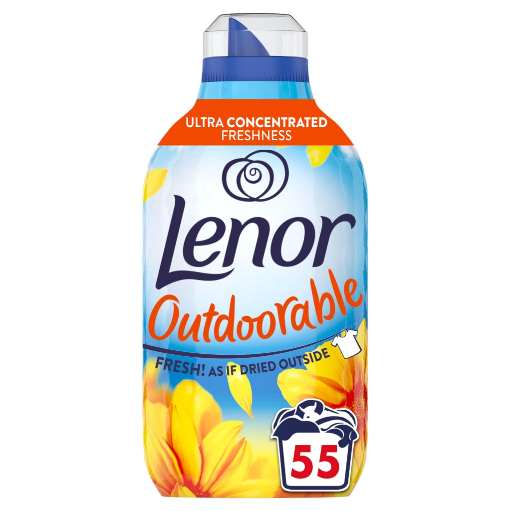 8 x Lenor Outdoorable Summer Breeze 55 Wash - 770ML