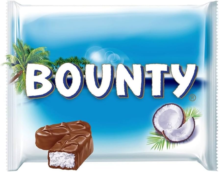 12 X Bounty Milk Chocolate 7Pk - 399Gm