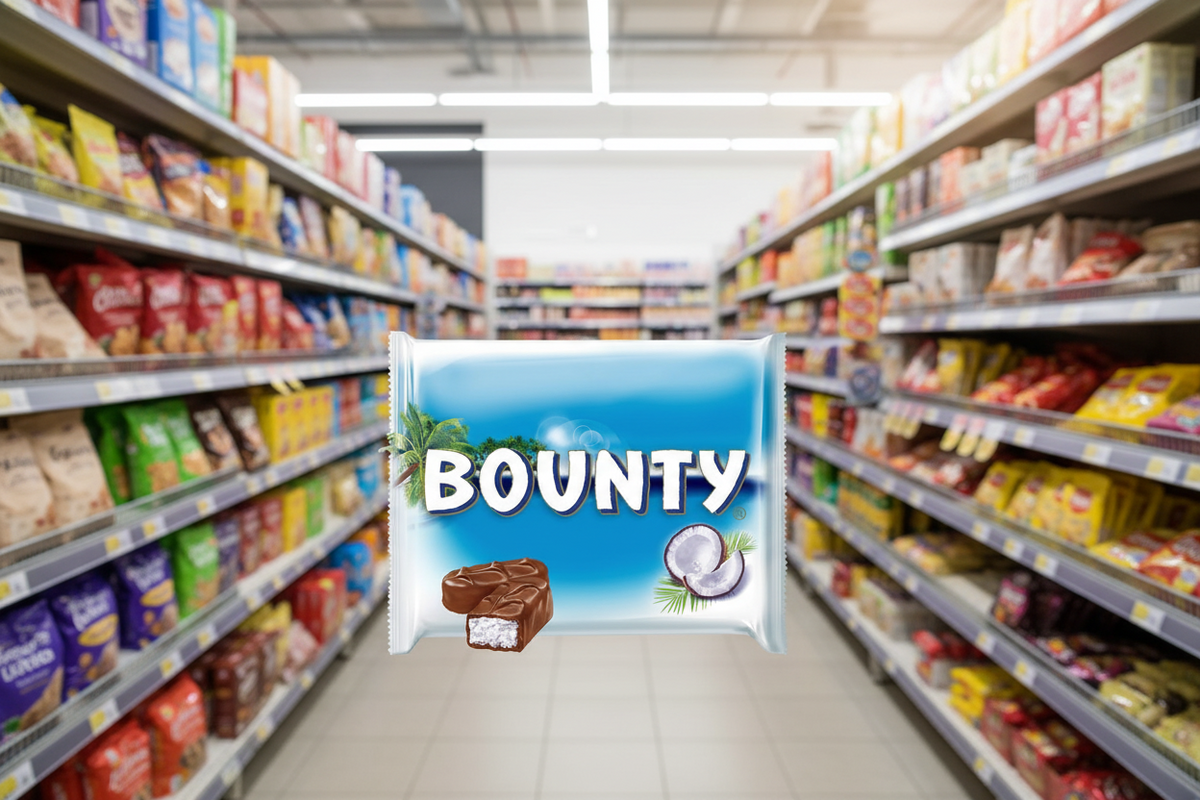 12 X Bounty Milk Chocolate 7Pk - 399Gm