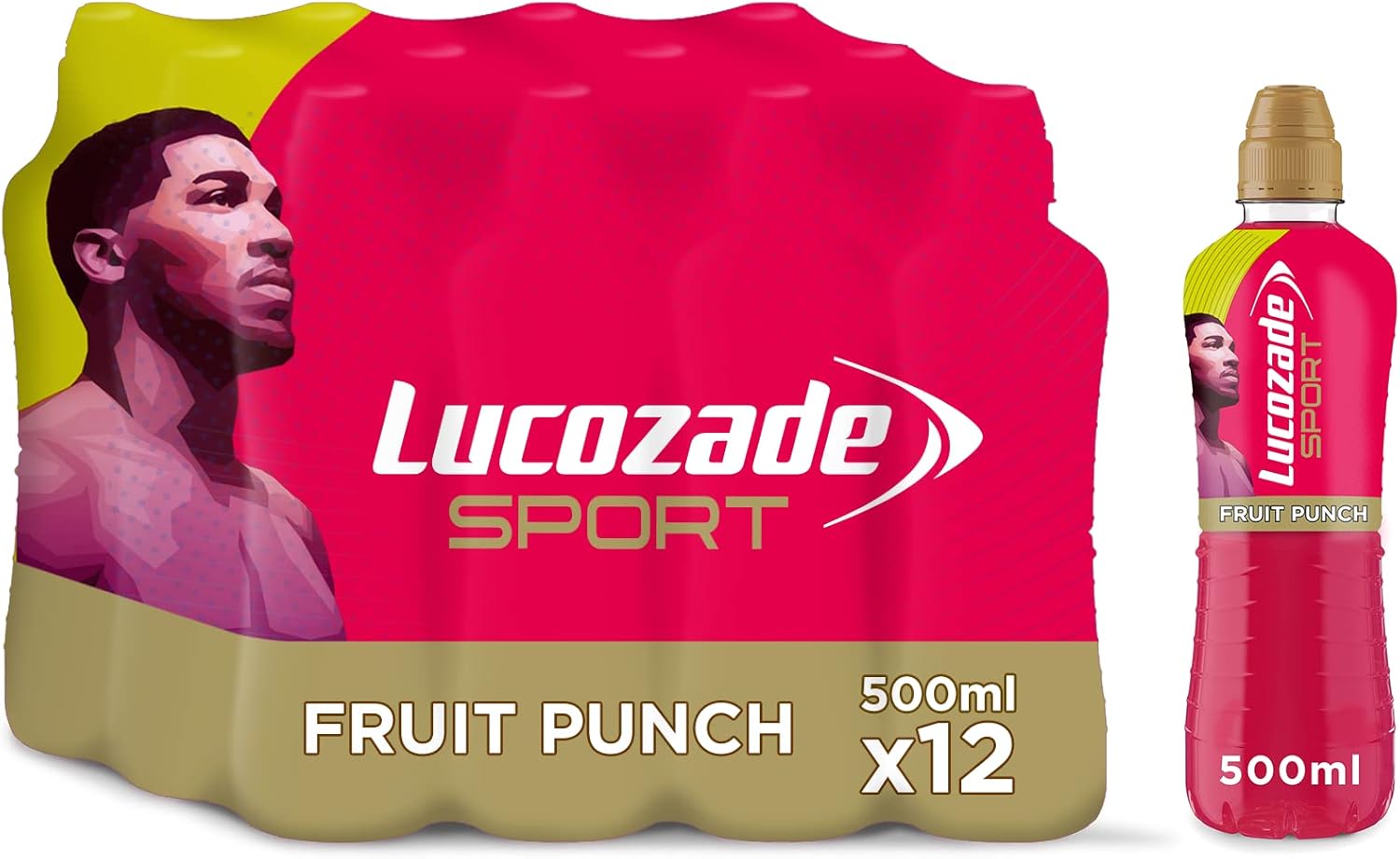 12 x Lucozade Sport Fruit Punch - 500ML