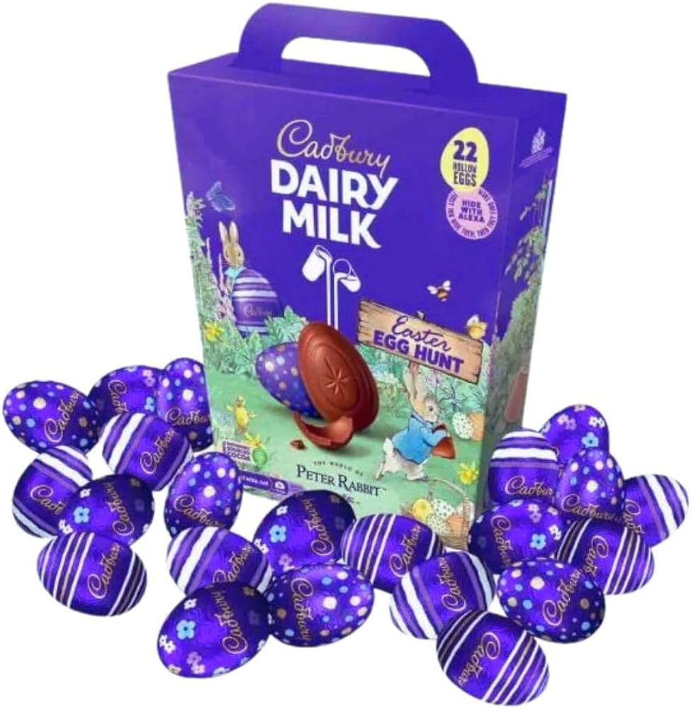 8 x Cadbury Dairy Milk Easter Egg Hunt Trail Pack - 317GM