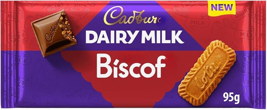 21 x Cadbury Dairy Milk Biscoff Large Bar - 95GM