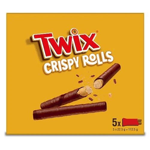 14 x Twix Crispy Rolls 5pk - 112.5GM