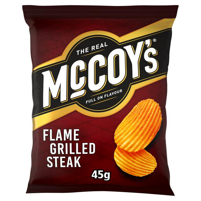 36 x Mccoy's Flame Grilled Steak Flavour Potato Crisps 45G