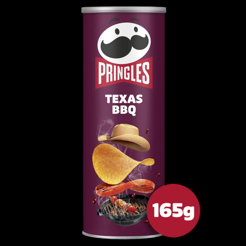 19 x Pringles Texas Bbq Sauce 165G