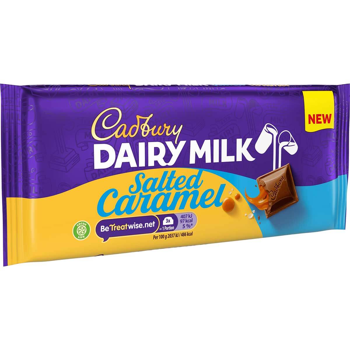 16 x Cadbury Dairy Milk Salted Caramel 120G