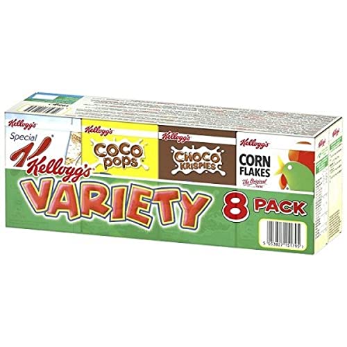 12 x Kellogg's 8 Variety Packs 196G