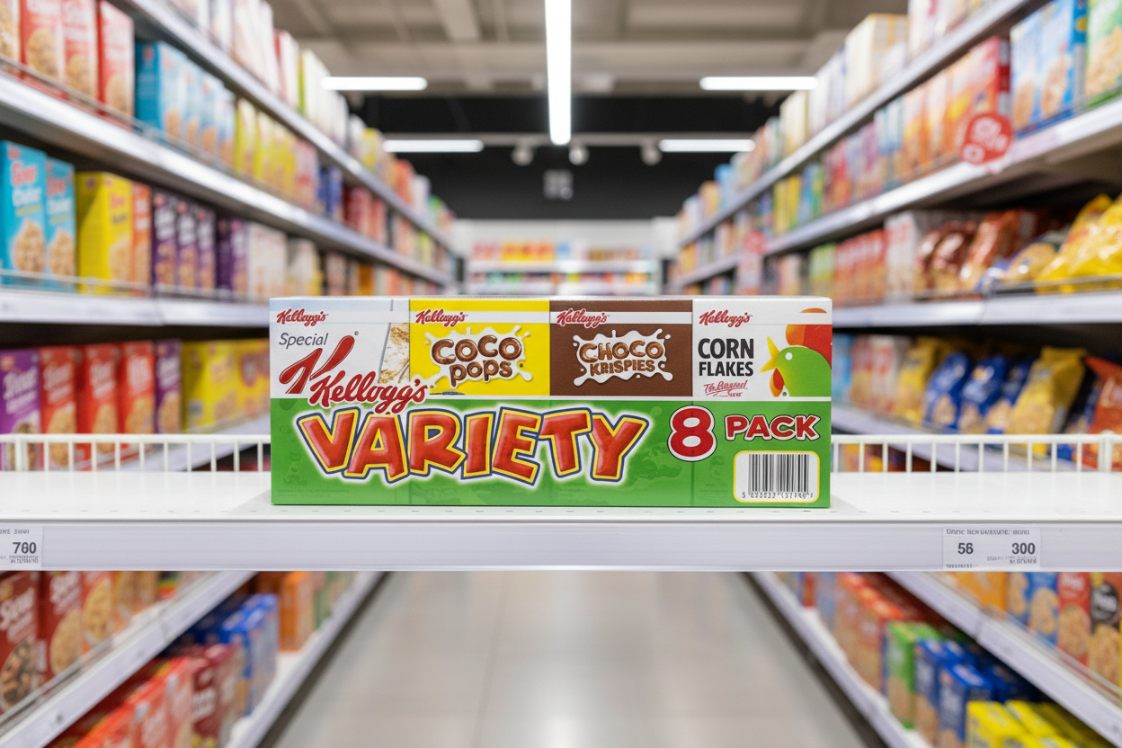 12 x Kellogg's 8 Variety Packs 196G