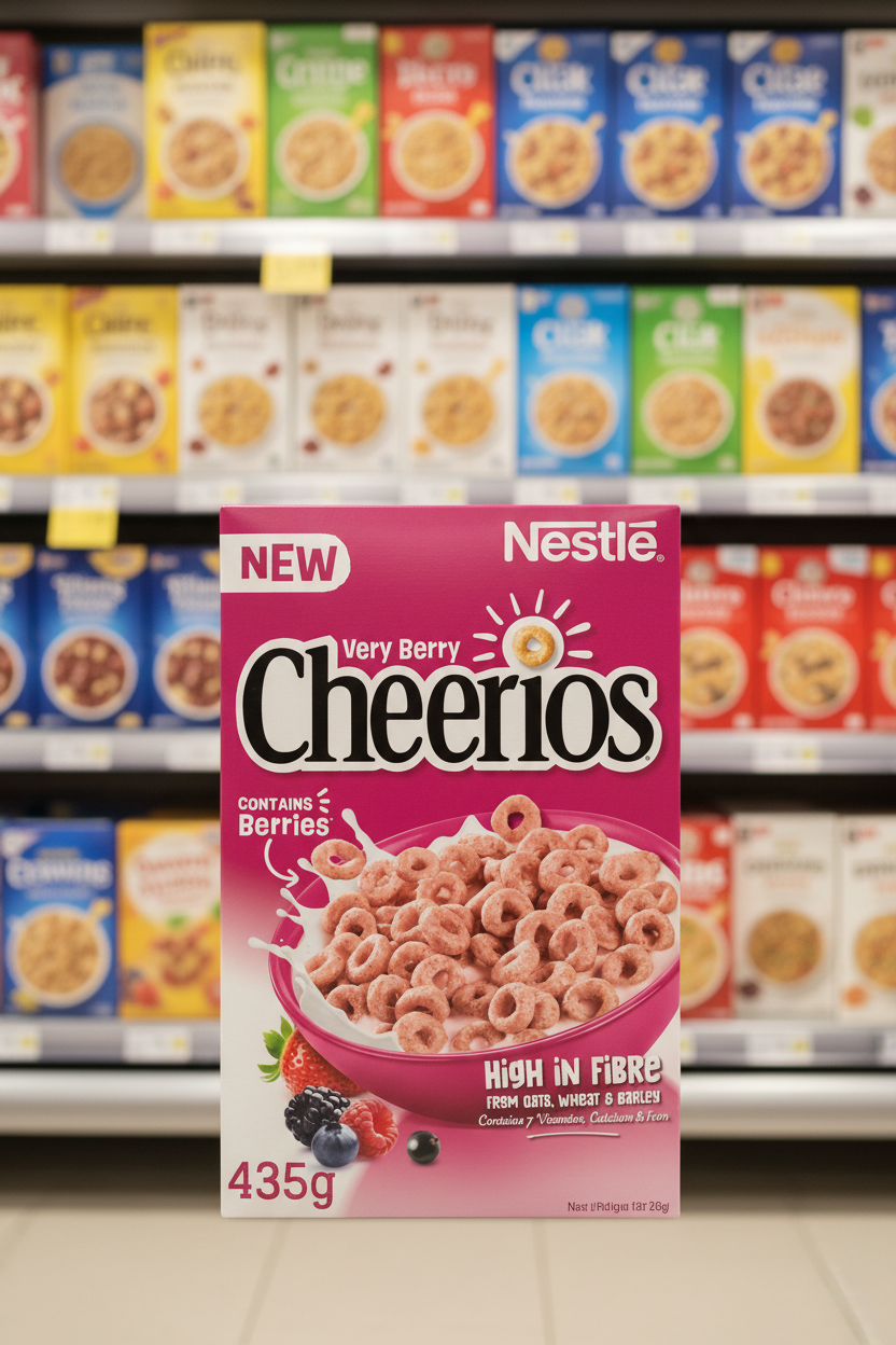 7 X Cheerios Very Berry - 435Gm