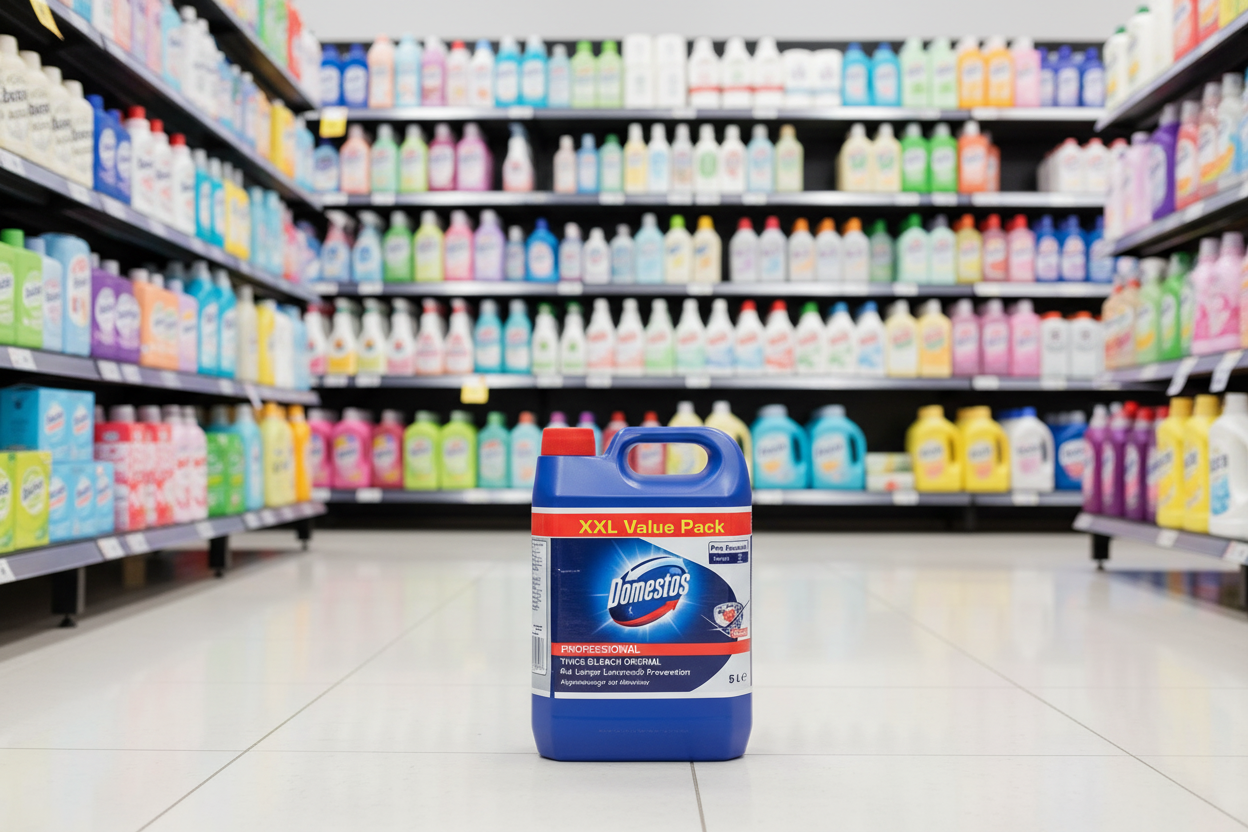 4 x Domestos Pro Formula Professional Thick Bleach Original 5L