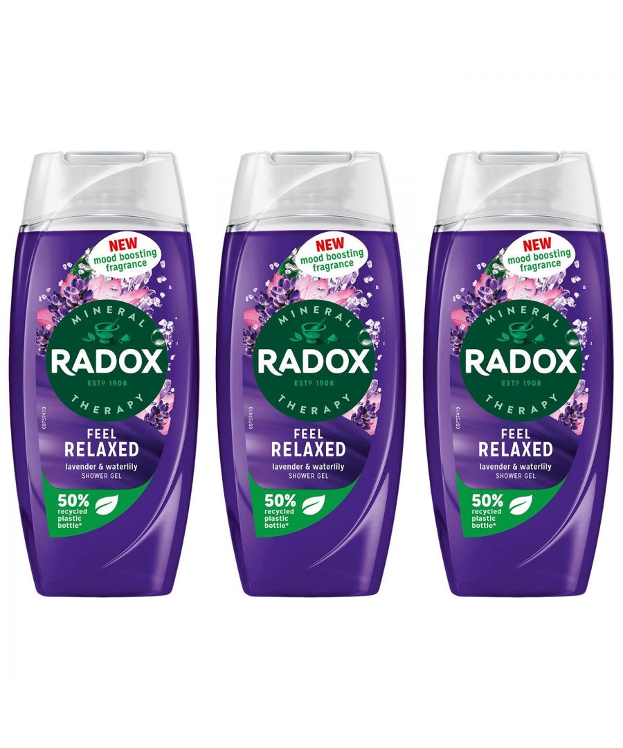 6 x Radox Mineral Therapy Body Wash Feel Relaxed 225 Ml