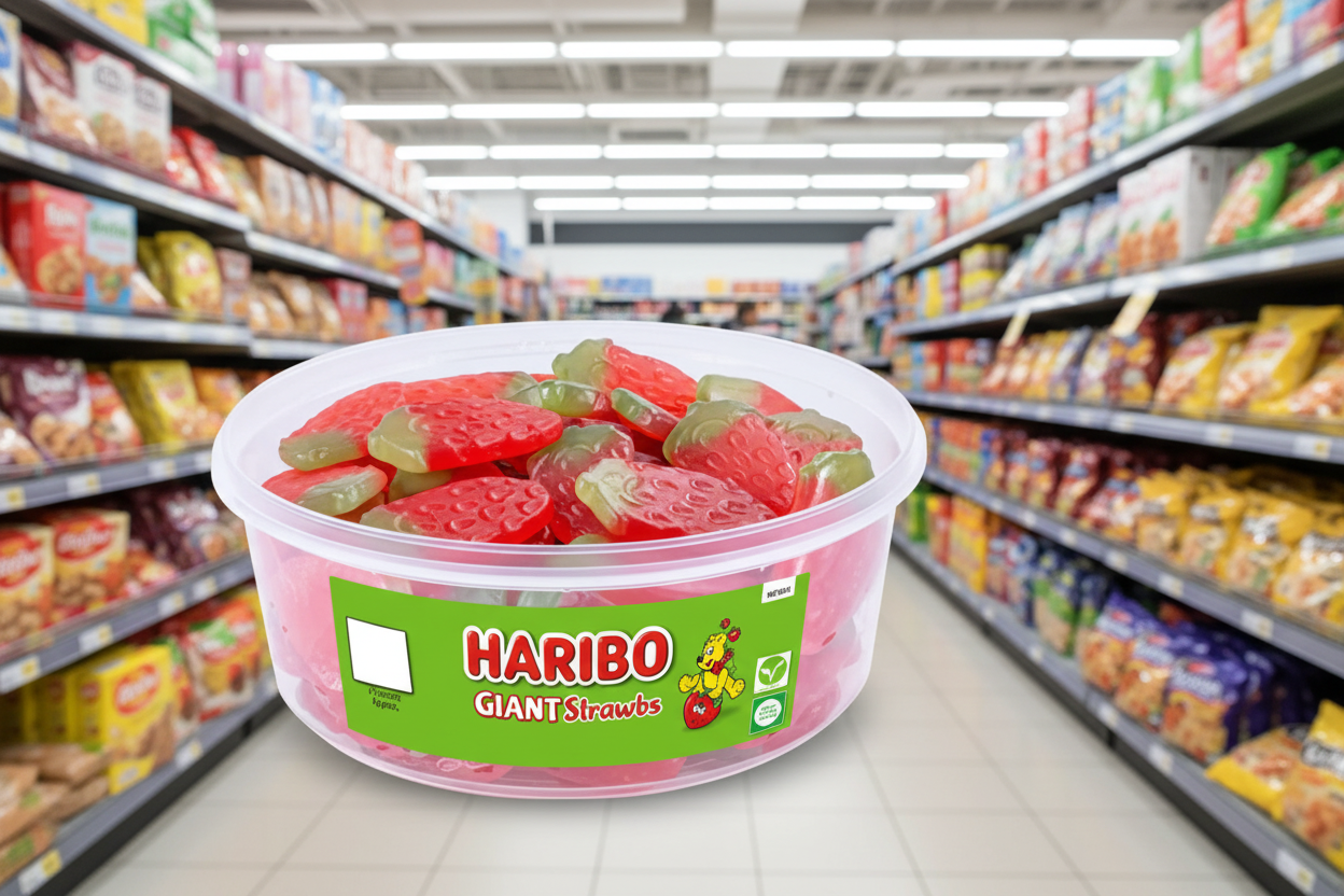 Haribo Giant Strawbs 825G