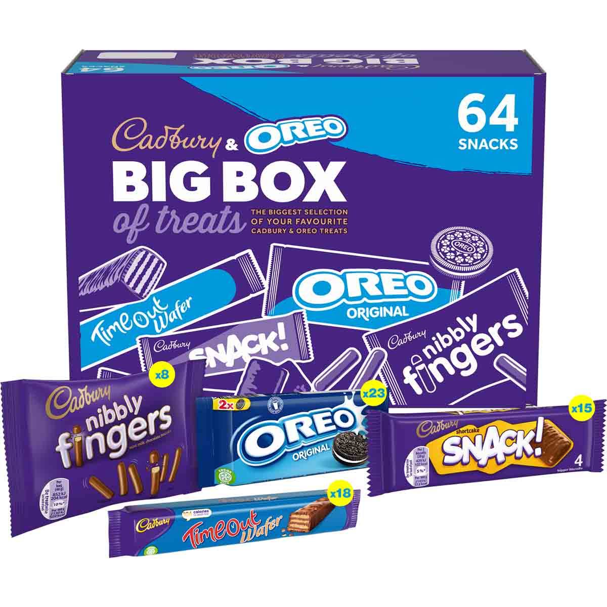 Cadbury & Oreo 64 Big Box Of Treats 1790G