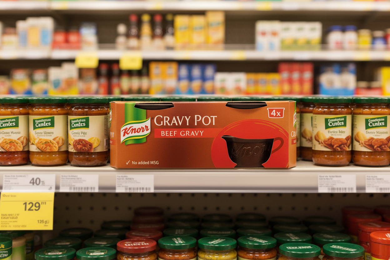 8 x Knorr  Gravy Pot Beef 4X 28 G