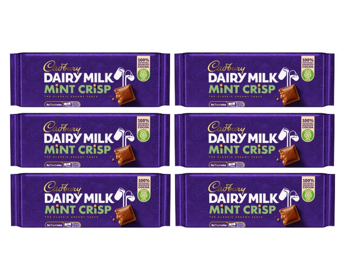 6 x Cadbury Mint Crisp Irish - 53Gm