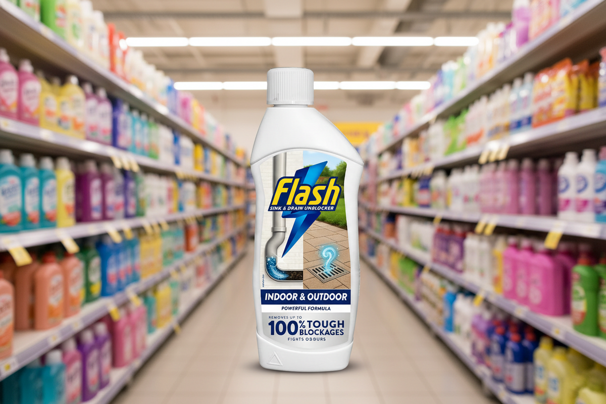 6 X Flash Sink & Drain Unblocker - 500Ml