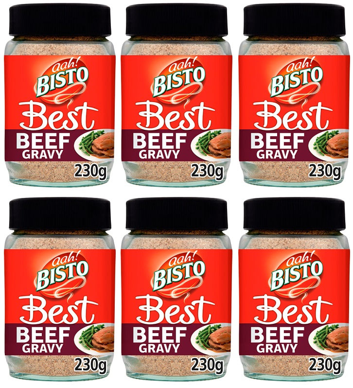 6 X Bisto Best Beef Gravy - 230Gm